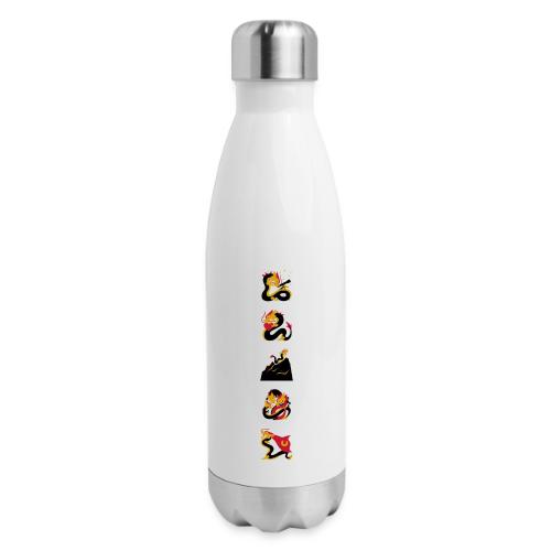 CoreDragons Vertical - 17 oz Insulated Stainless Steel Water Bottle