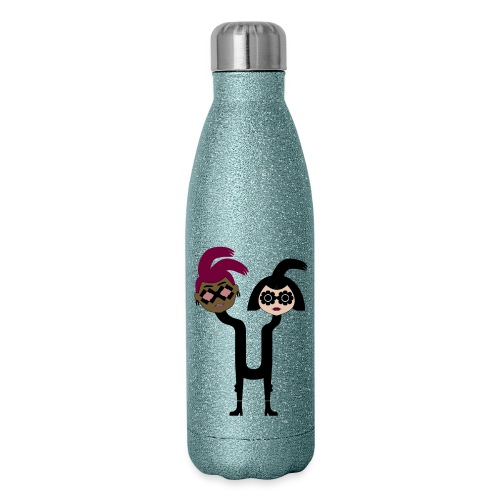 Alphabet Letter U - Strange Two Headed Woman - Insulated Stainless Steel Water Bottle