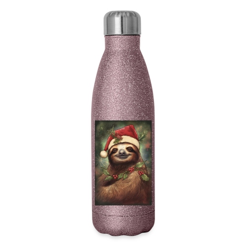 Christmas Sloth - Insulated Stainless Steel Water Bottle