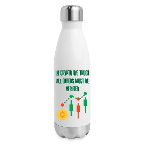 Sarcastic Bitcoin Investor T-shirt - 17 oz Insulated Stainless Steel Water Bottle