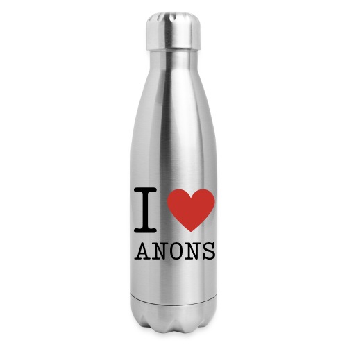 I <3 ANONS - Insulated Stainless Steel Water Bottle