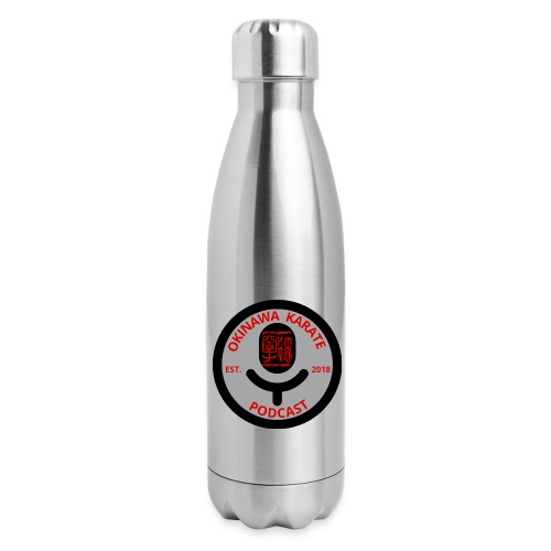 Okinawa Karate Podcast - 17 oz Insulated Stainless Steel Water Bottle