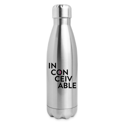 inconceivable Logo - 17 oz Insulated Stainless Steel Water Bottle