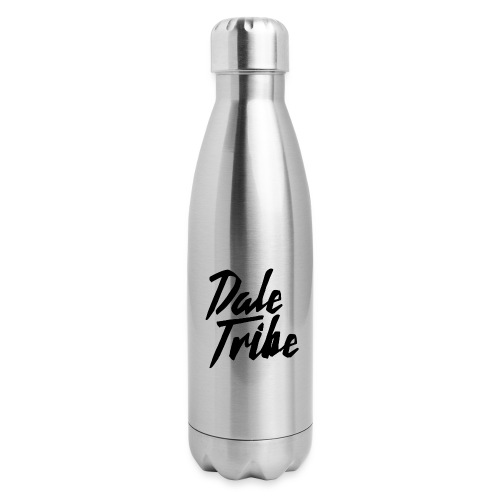 Dale Tribe Logo BLACK - Insulated Stainless Steel Water Bottle