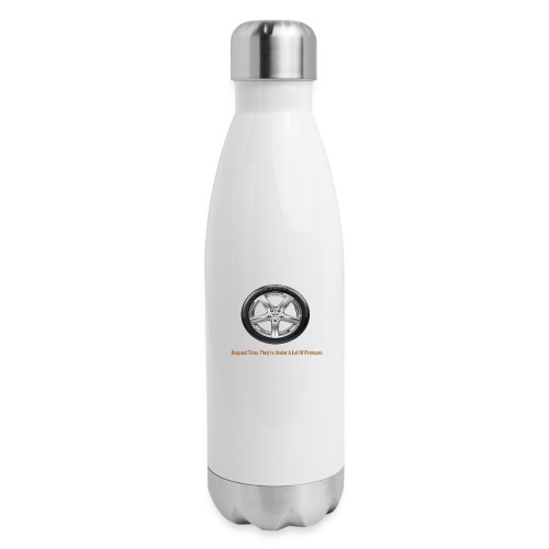 Respect Tires - Insulated Stainless Steel Water Bottle