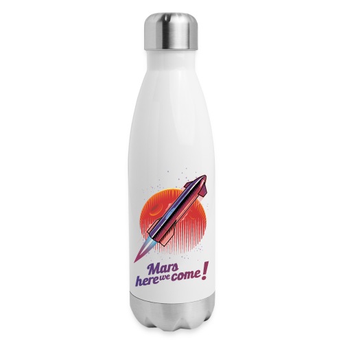 Mars Here We Come - Light - Insulated Stainless Steel Water Bottle