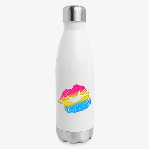 Pansexual Pride Big Kissing Lips - Insulated Stainless Steel Water Bottle