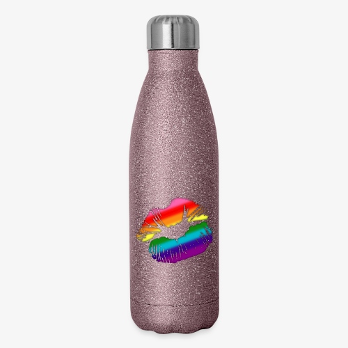 Original Gilbert Baker LGBTQ Love Rainbow Pride - Insulated Stainless Steel Water Bottle