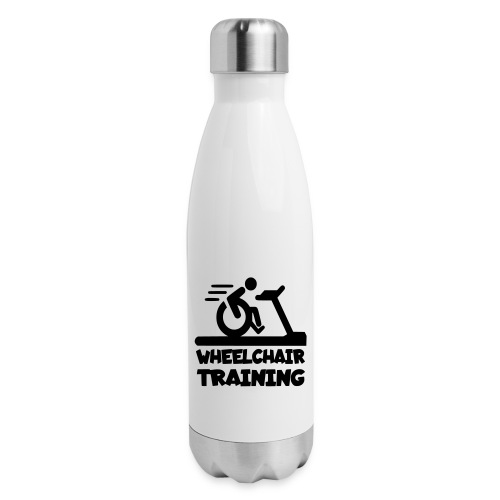 Wheelchair training for lazy wheelchair users - Insulated Stainless Steel Water Bottle