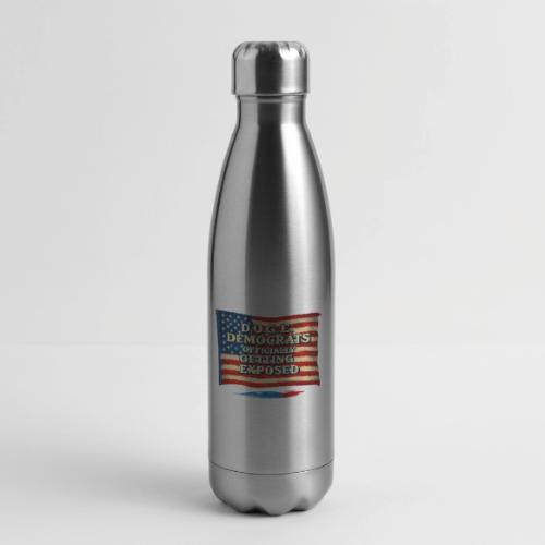 D.O.G.E. American Flag Retro - 17 oz Insulated Stainless Steel Water Bottle