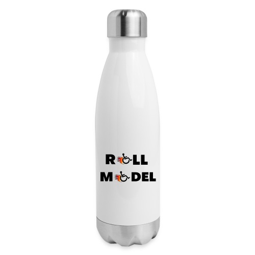 Roll model in a wheelchair, for wheelchair users - Insulated Stainless Steel Water Bottle