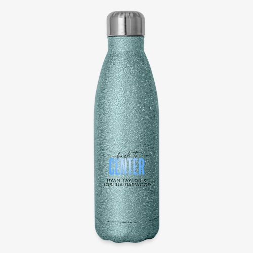 Back to Center Title Black - Insulated Stainless Steel Water Bottle