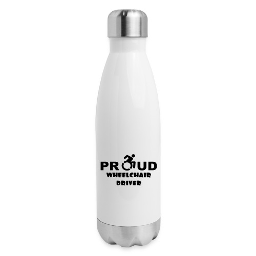 Proud wheelchair driver - Insulated Stainless Steel Water Bottle