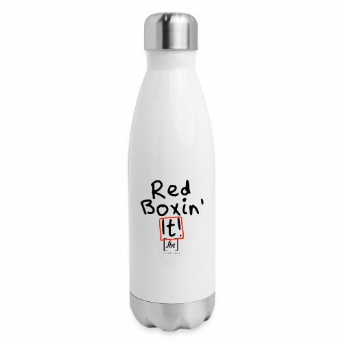 Red Boxin' It! [fbt] - 17 oz Insulated Stainless Steel Water Bottle