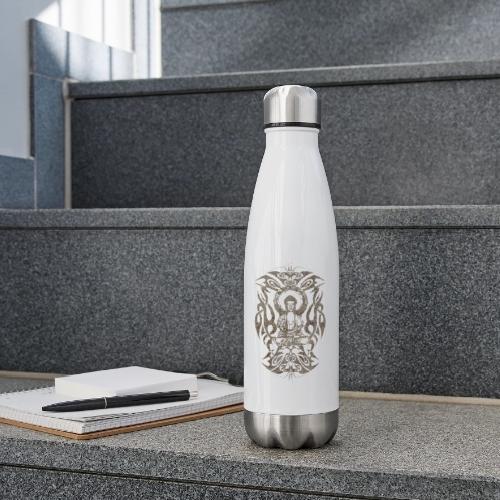 Tribal Buddha - 17 oz Insulated Stainless Steel Water Bottle