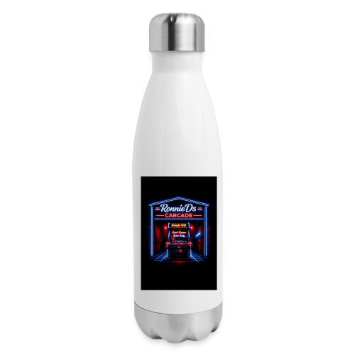 Carcadelogo3 - 17 oz Insulated Stainless Steel Water Bottle