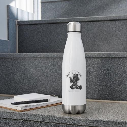 love and haunted - 17 oz Insulated Stainless Steel Water Bottle