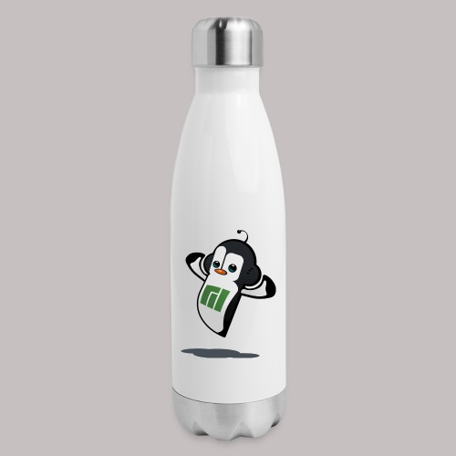 Manjaro Mascot strong left - Insulated Stainless Steel Water Bottle