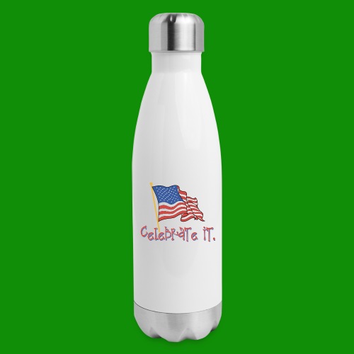 USA Celebrate It - 17 oz Insulated Stainless Steel Water Bottle