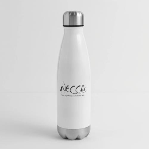 Black NECCA Logo - 17 oz Insulated Stainless Steel Water Bottle