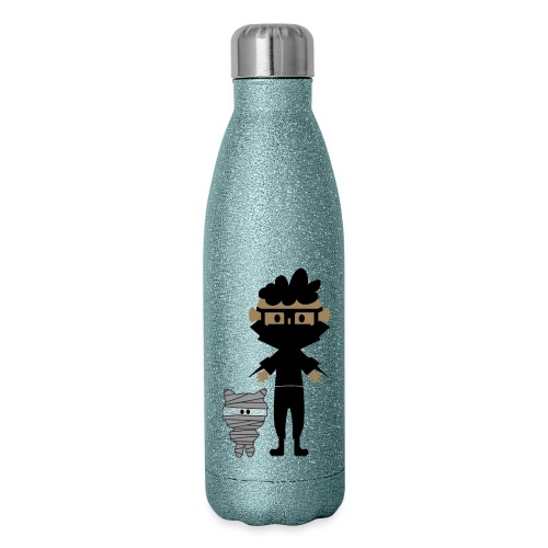 Silly Ninja Boy and His Mummy - Insulated Stainless Steel Water Bottle
