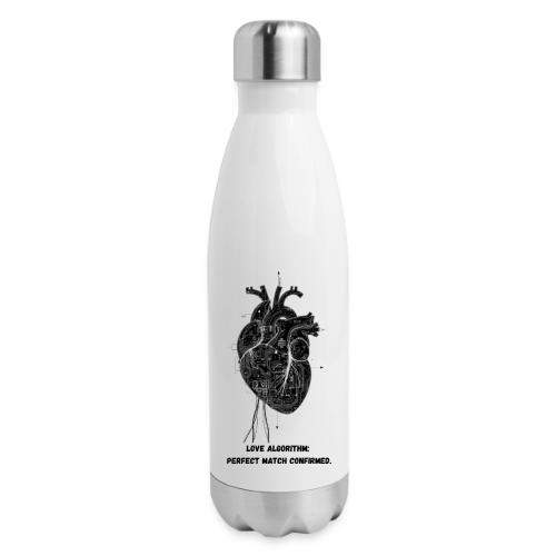 Love Algorithm T-Shirt - 17 oz Insulated Stainless Steel Water Bottle