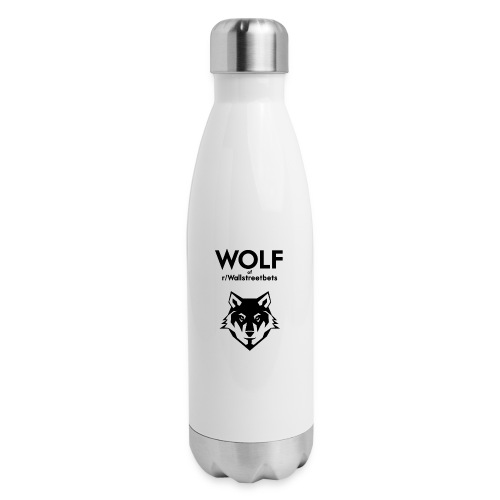 Wolf of Wallstreetbets - 17 oz Insulated Stainless Steel Water Bottle