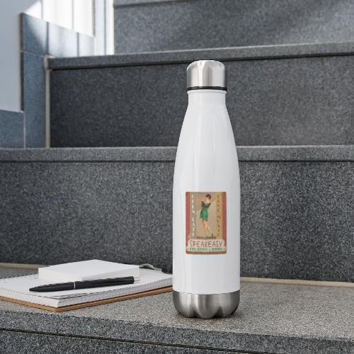 Vintage Speakeasy Pin Up Girl - 17 oz Insulated Stainless Steel Water Bottle