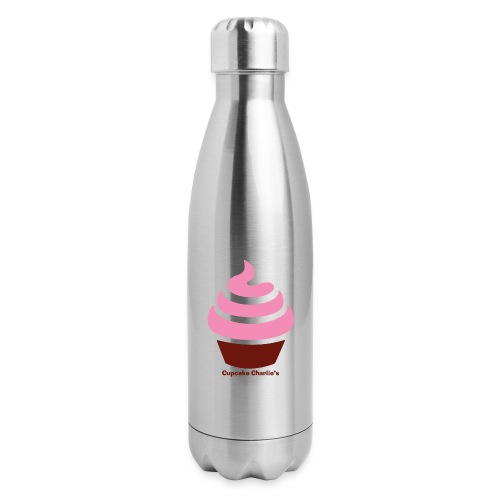 Cupcake Charlie's Cupcake - 17 oz Insulated Stainless Steel Water Bottle