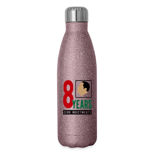 Obama Zero Indictments - Insulated Stainless Steel Water Bottle