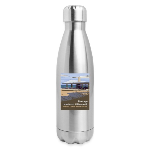 Portage Lakefront | Indiana Dunes National Park - Insulated Stainless Steel Water Bottle