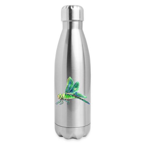 green dragonfly - 17 oz Insulated Stainless Steel Water Bottle