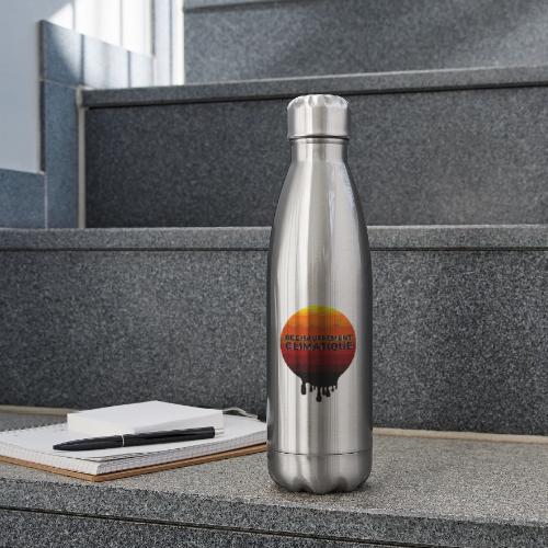 Global warming - 17 oz Insulated Stainless Steel Water Bottle