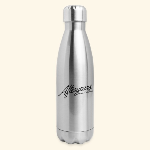 Black Logo - 17 oz Insulated Stainless Steel Water Bottle