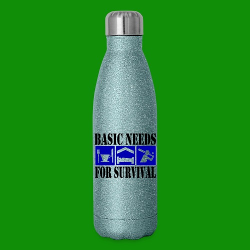 Softball/Baseball Basic Needs - Insulated Stainless Steel Water Bottle