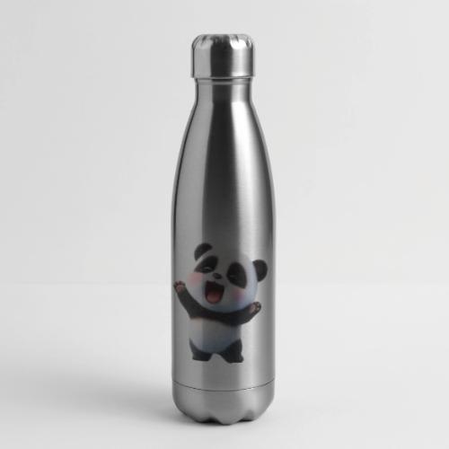 Happy Baby Panda Standing - 17 oz Insulated Stainless Steel Water Bottle