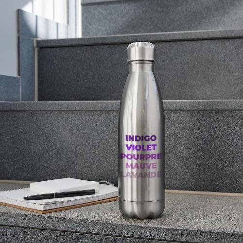 Shades of purple - 17 oz Insulated Stainless Steel Water Bottle