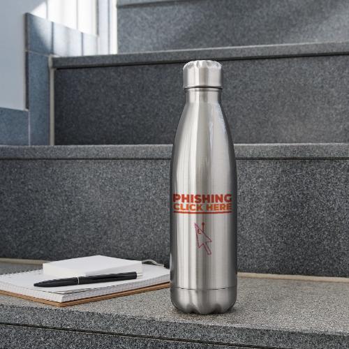 Phishing: Hooked by Deception - 17 oz Insulated Stainless Steel Water Bottle