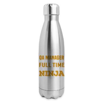 QA Manager - 17 oz Insulated Stainless Steel Water Bottle - silver - Right