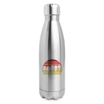 Snack Foodie I Came Here For The Snacks - 17 oz Insulated Stainless Steel Water Bottle - silver - Right