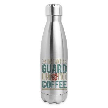 Instant Guard Just Add Coffee - 17 oz Insulated Stainless Steel Water Bottle - silver - Right