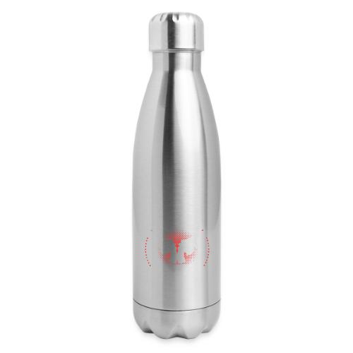 Three Things You Don't Mess with WHITE - 17 oz Insulated Stainless Steel Water Bottle