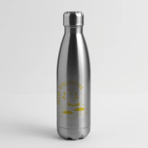 Yellow caterpillar - 17 oz Insulated Stainless Steel Water Bottle