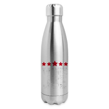 Thank you President Thank you Joe Biden Thanks Joe - 17 oz Insulated Stainless Steel Water Bottle - silver - Right