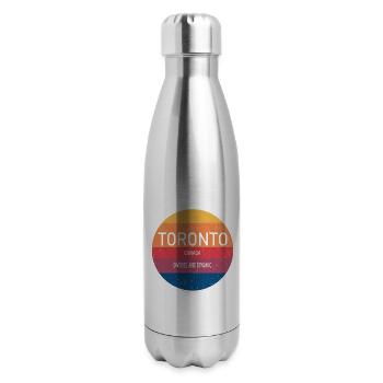 Toronto Souvenir - Diverse and Dynamic Canada - 17 oz Insulated Stainless Steel Water Bottle - silver - Right