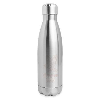 Messenger Of The Void Winged Emissary Graphic - 17 oz Insulated Stainless Steel Water Bottle - silver - Right
