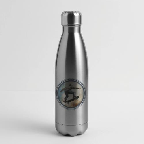 Skateboarding Energy - 17 oz Insulated Stainless Steel Water Bottle