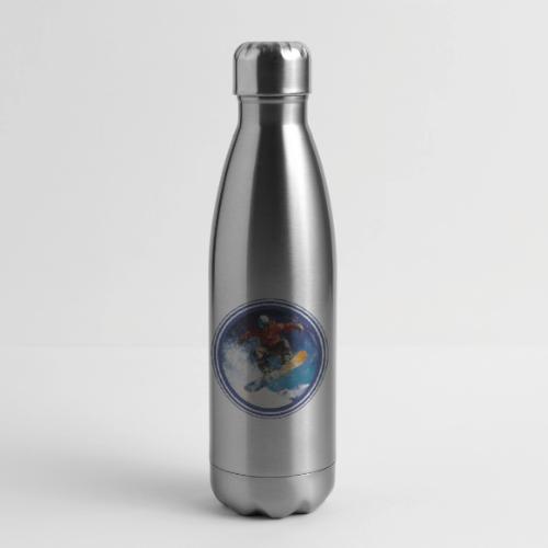Snowboarding Rush - 17 oz Insulated Stainless Steel Water Bottle