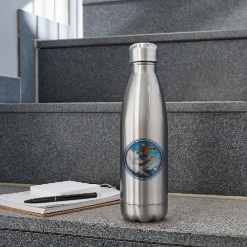 Snowboarding Vibes - 17 oz Insulated Stainless Steel Water Bottle