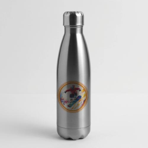 Snowboarding Horizon - 17 oz Insulated Stainless Steel Water Bottle